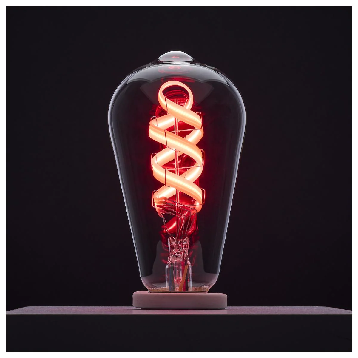 Satco 6w ST19 LED 2700K-5000K RGB/White Starfish Clear E26 Base - Image 2