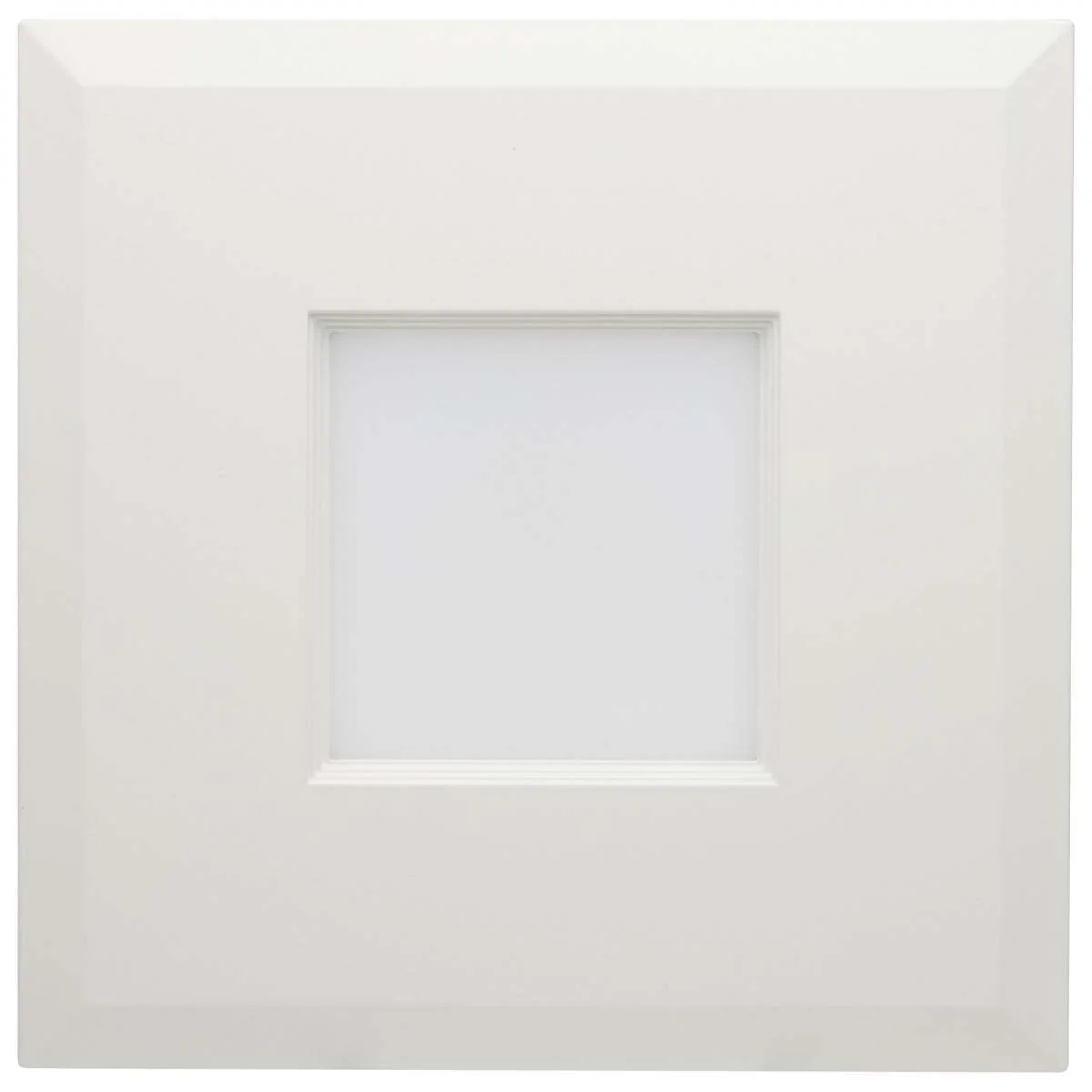 Satco 7-in LED Retrofit Downlight Square White Finish - Image 3