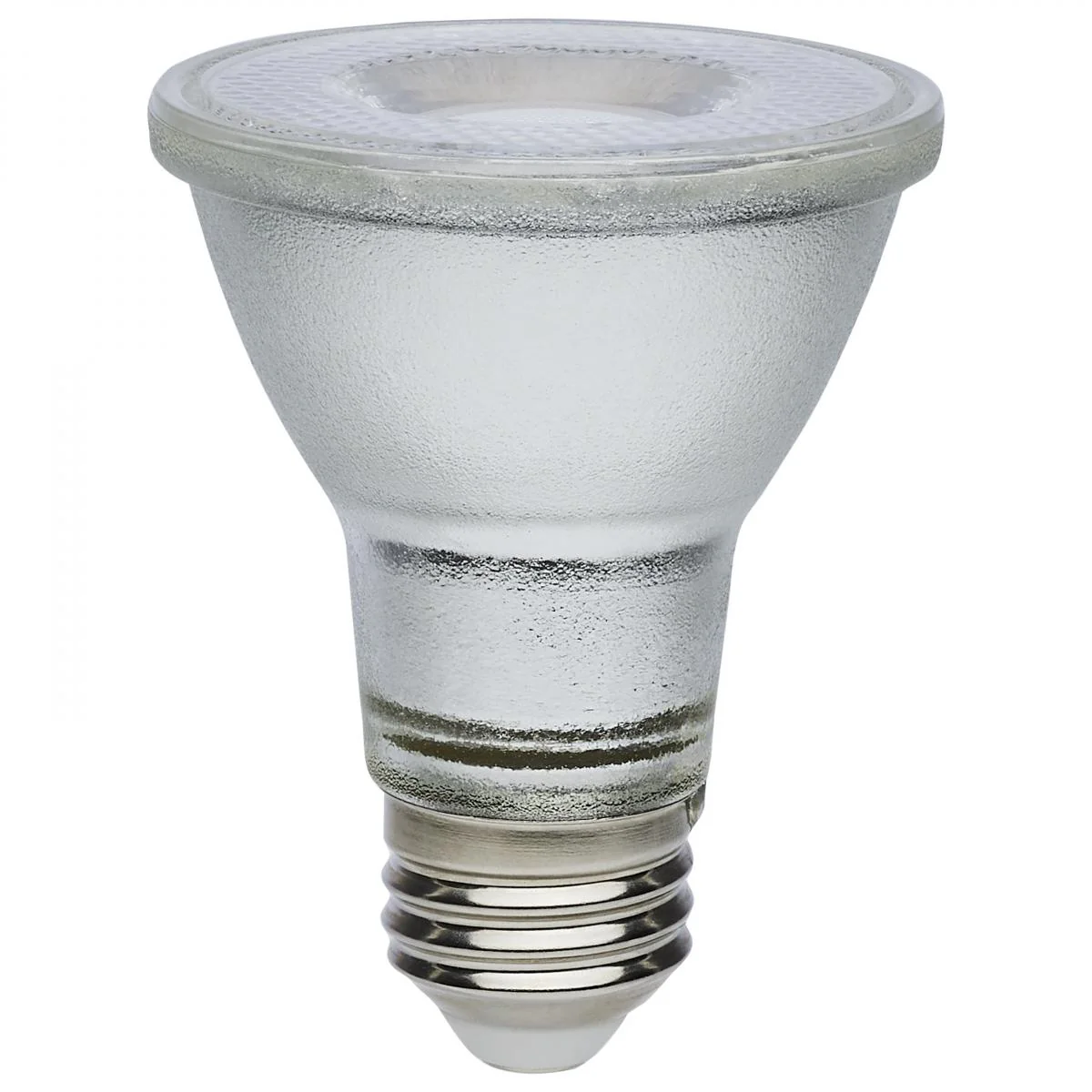 Satco 7w Econo LED PAR20 4000K 35deg 120-277v Silver Finish Bulb