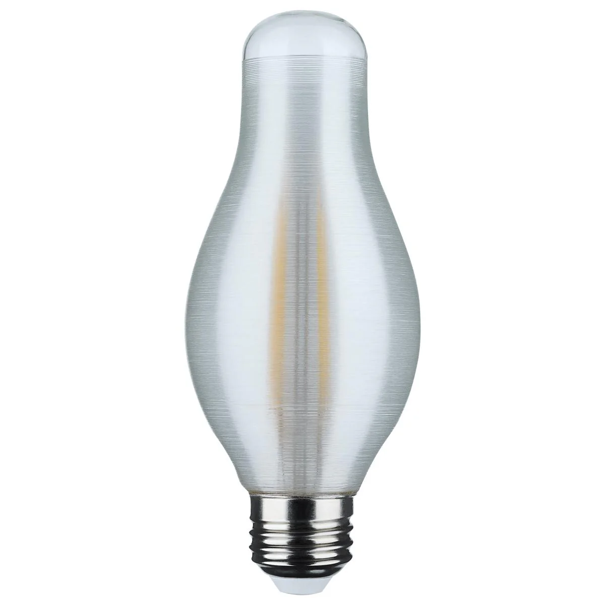 Satco 7w H19 LED 3000K Soft White CCT E26 Medium Base Satin Spun Finish 120v