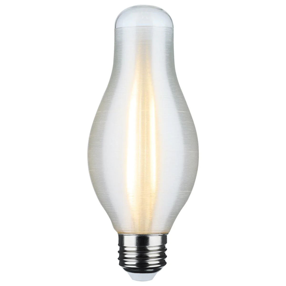 Satco 7w H19 LED 5000K Natural Light CCT E26 Medium Base Satin Spun Finish 120v - Image 2