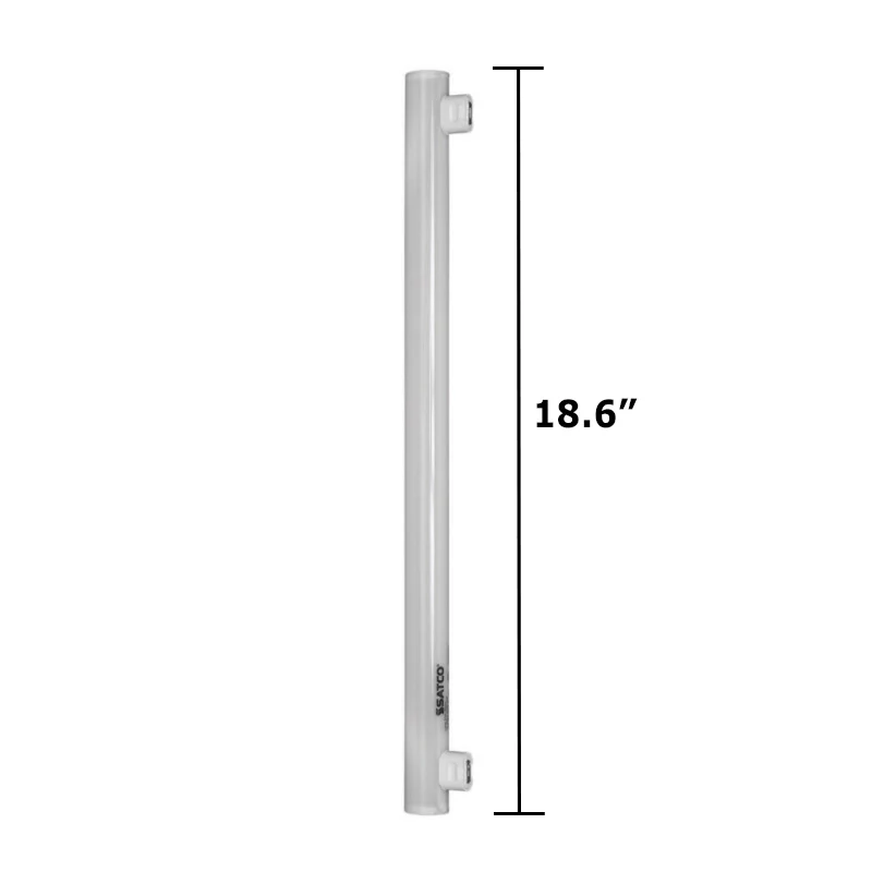 Satco 7w Linestra LED Replacement bulb - 19.68in 2700K Dimmable lamp - Image 3