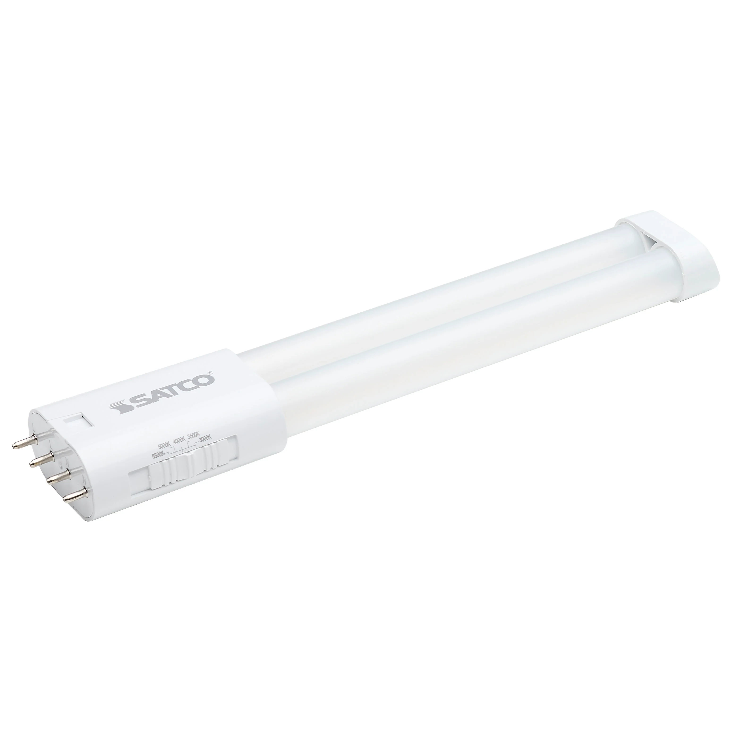Satco 8.5w PLL LED 2G11 Base CCT Selectable Ballast Bypass 120-277v Bulb - Image 2