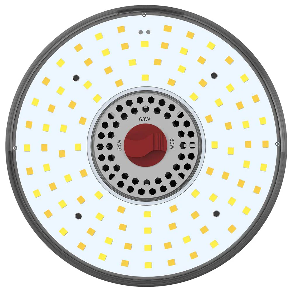 Satco LED HID Replacement 80/63/54 Wattage & CCT Selectable Mogul Base 100-277V - Image 3