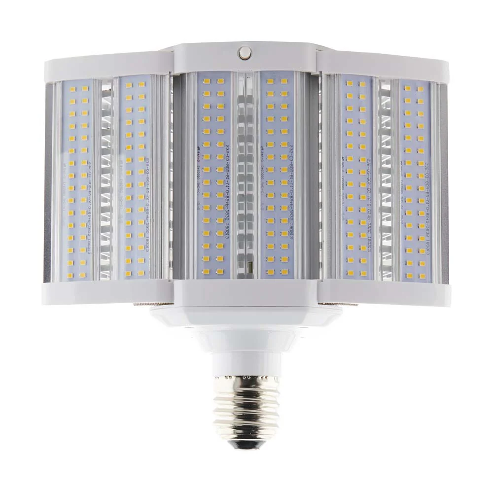 Satco 80w LED Hi-lumen shoe box style lamp fixture 5000K Mogul Extended 100-277V - Image 6