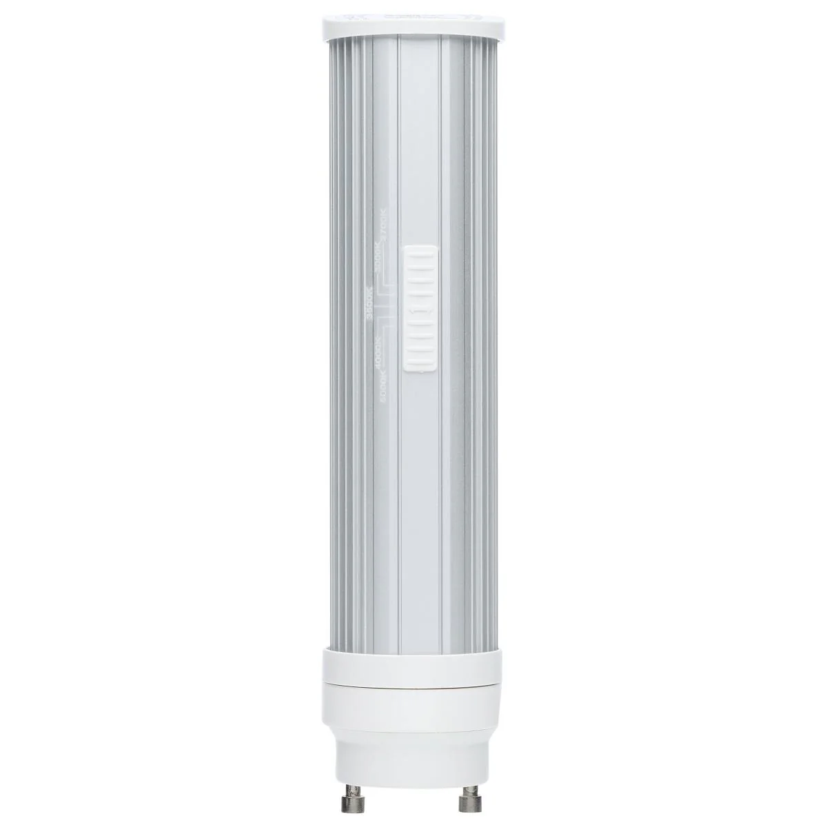 Satco 8w LED PL GU24 Bi Pin Base CCT Tunable 120-277v Frosted Bulb -18w equiv - Image 2