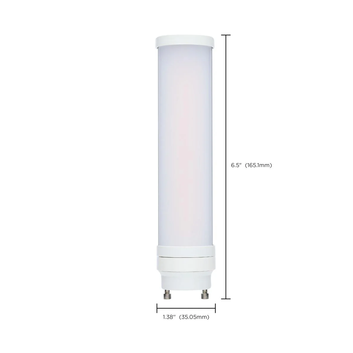 Satco 8w LED PL GU24 Bi Pin Base CCT Tunable 120-277v Frosted Bulb -18w equiv - Image 7