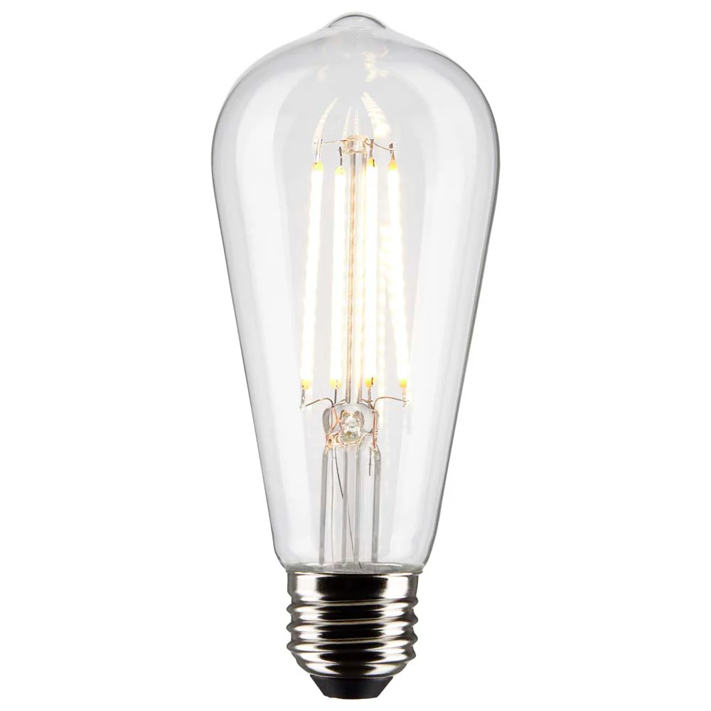 Satco 8w ST19 LED 4000K Medium Base Dimmable - 60w equiv - Image 2