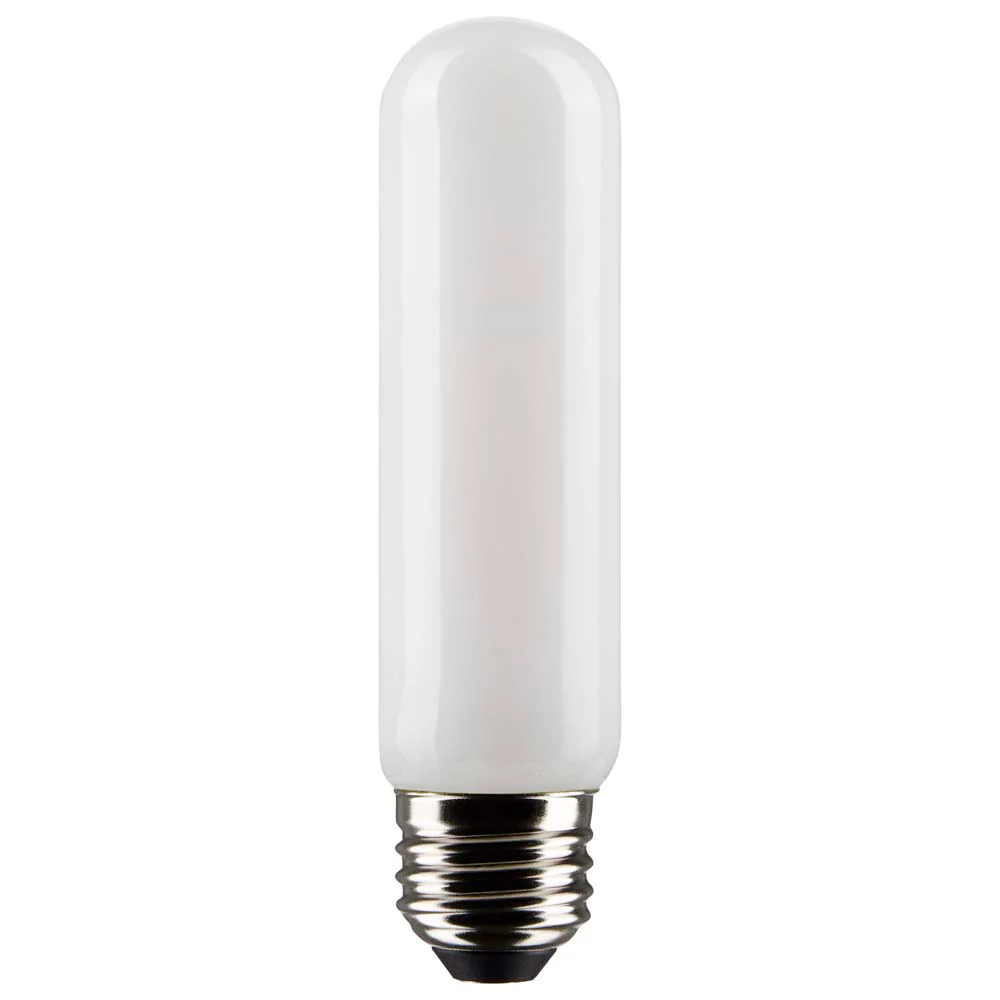 Satco 8w T10 LED 2700K Medium Base Frosted Dimmable - 60w equiv