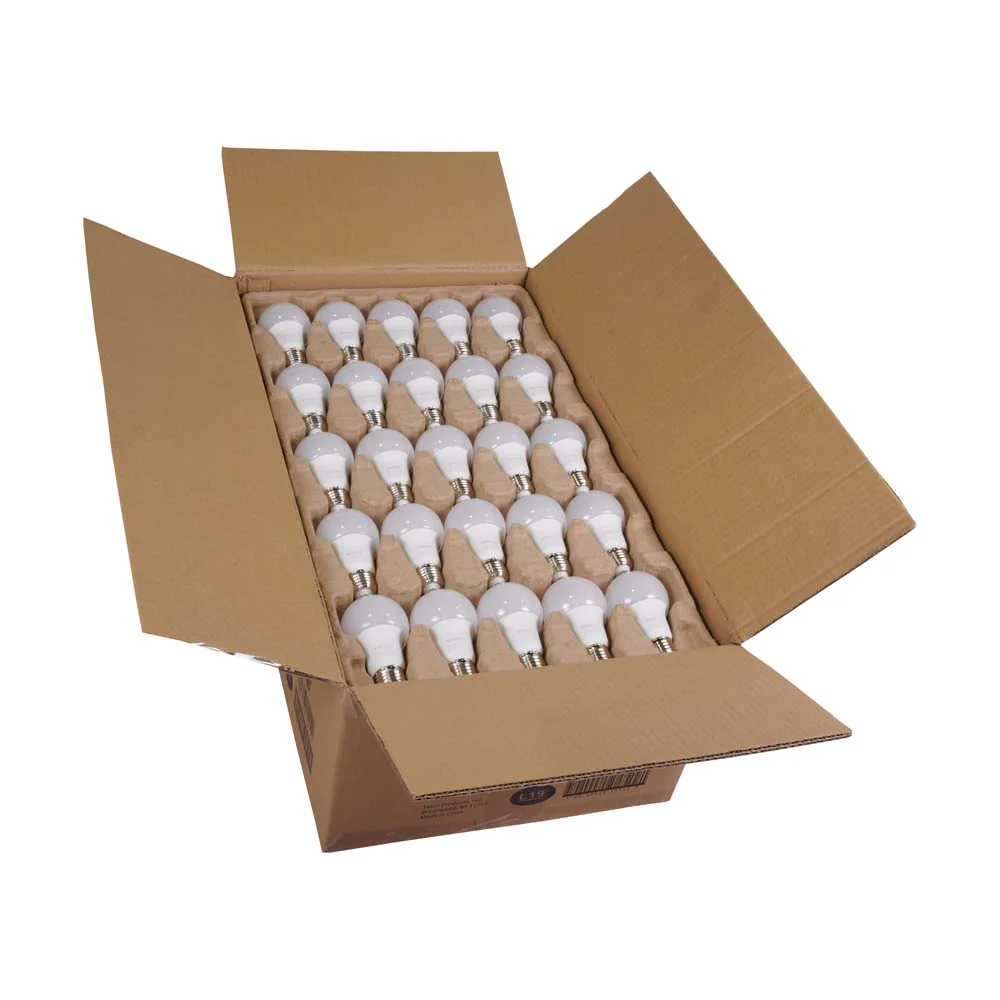 100Pk - Satco 9w 120v A19 LED Bulb Frosted E26 Medium Base 2700k - 60w-equiv - Image 2