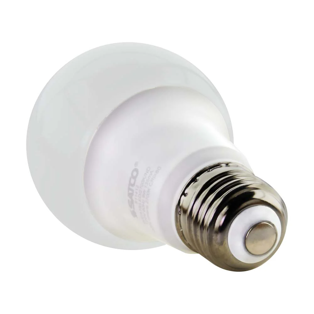 100Pk - Satco 9w 120v A19 LED Bulb Frosted E26 Medium Base 4000k - 60w-equiv - Image 6