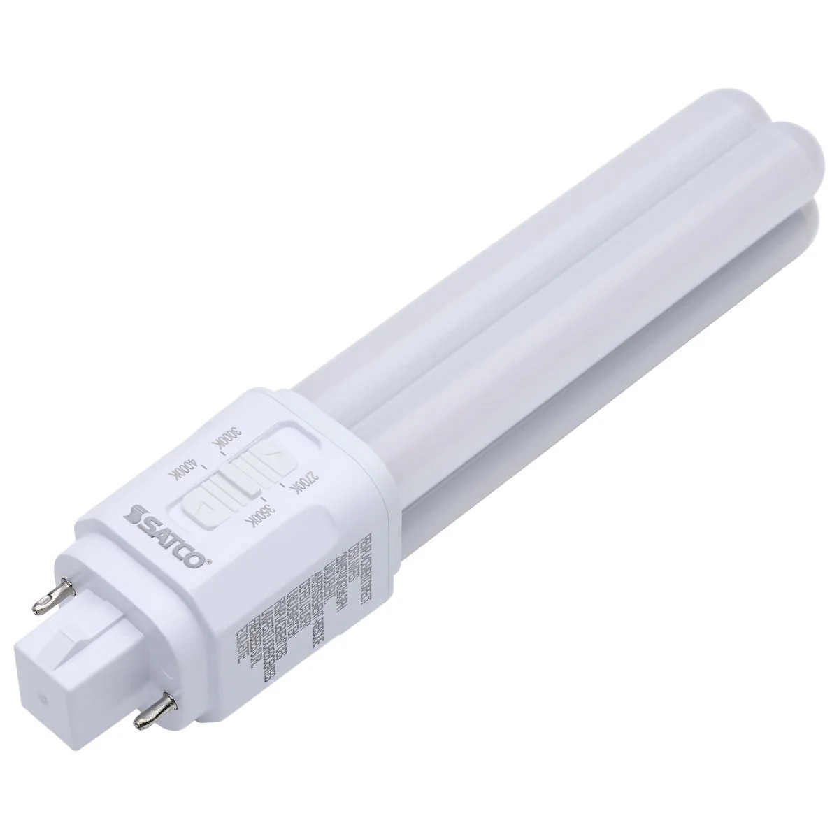 Satco 9w LED PL CCT Selectable G24d Base - Image 2