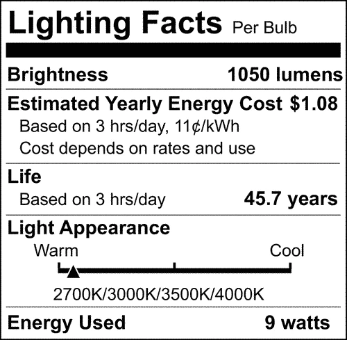 Satco 9w LED PL CCT Selectable G24d Base - Image 7