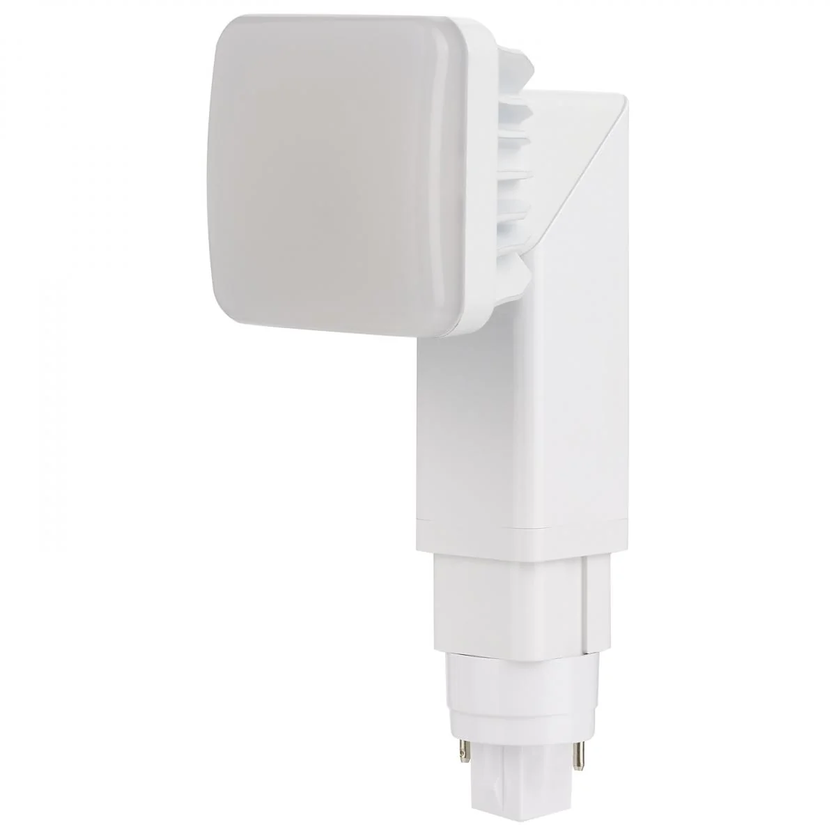 Satco 9w PL 2-Pin LED 1100Lm G24d Base 120-277v CCT Selectable White Finish Bulb - Image 2