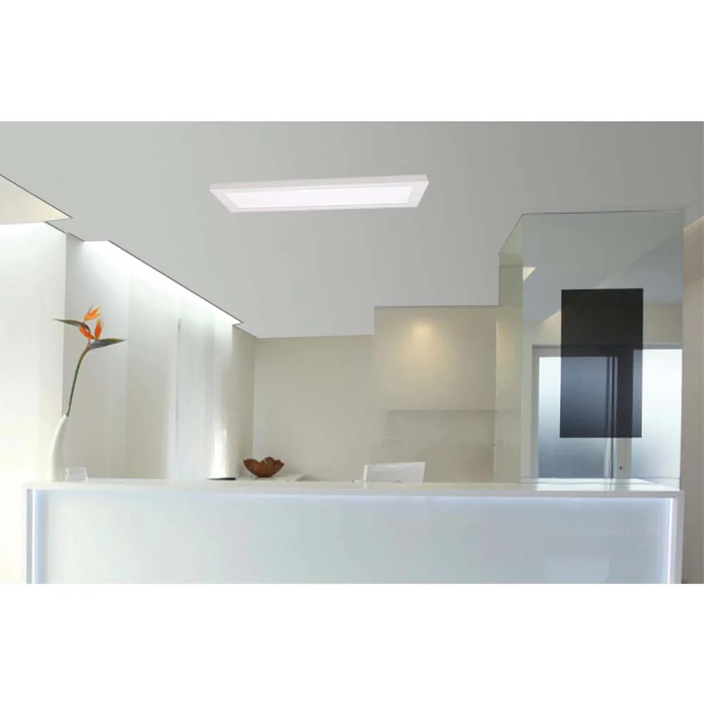 Satco Blink 16W LED 5 x 18 inch Rectangular Ceiling Flush Mount Fixture - Image 6