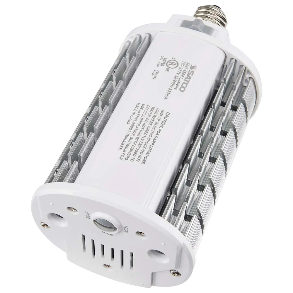 Satco LED Hi-Pro Wall Pack 10/20/30w CCT Selectable Medium Base 100-277V - Image 5