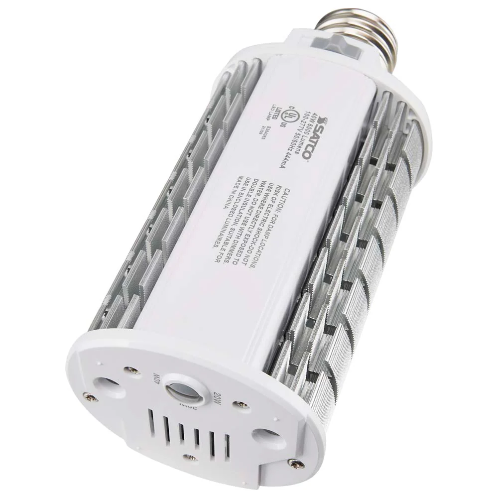 Satco LED Hi-Pro Wall Pack 20/30/40w CCT Selectable Mogul Base 100-277V - Image 4