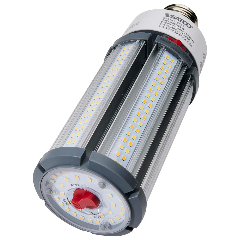 Satco LED HID Replacement 45/36/27 Wattage & CCT Selectable Mogul Base 100-277V - Image 4