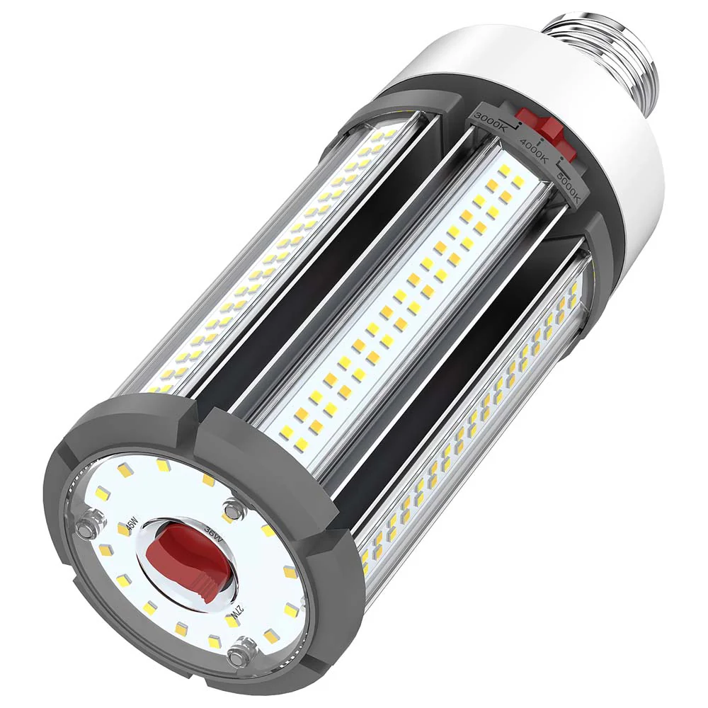 Satco LED HID Replacement 45/36/27 Wattage & CCT Selectable Medium Base 100-277V - Image 2