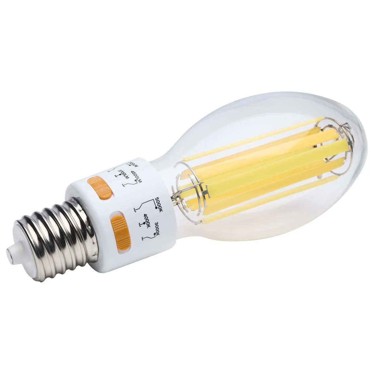 Satco LED HID Replacement ED28 Wattage and CCT Tunable EX39 Base 120-277v Bulb - Image 2