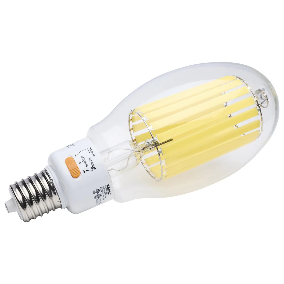 Satco LED HID Replacement ED37 Wattage Tunable 5000K EX39 Base 120-277v Bulb - Image 2
