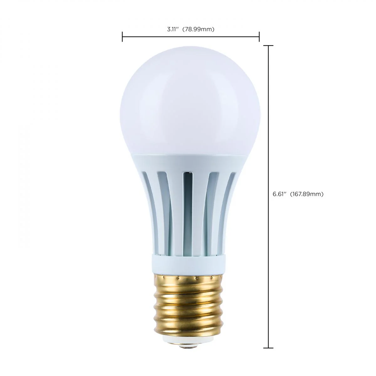 Satco PS25 LED Three-Way Lamp Wattage Tunable 3000K E39d Mogul Base 120v - Image 5