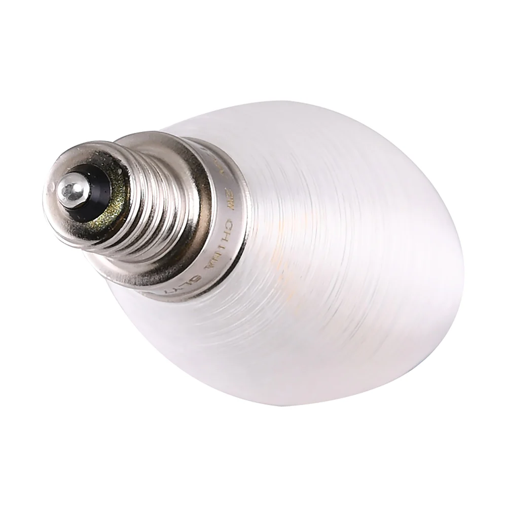 Satco S11300 2w CA11 LED Satin Spun Clear 2700k Candelabra Base 120V bulb - Image 3