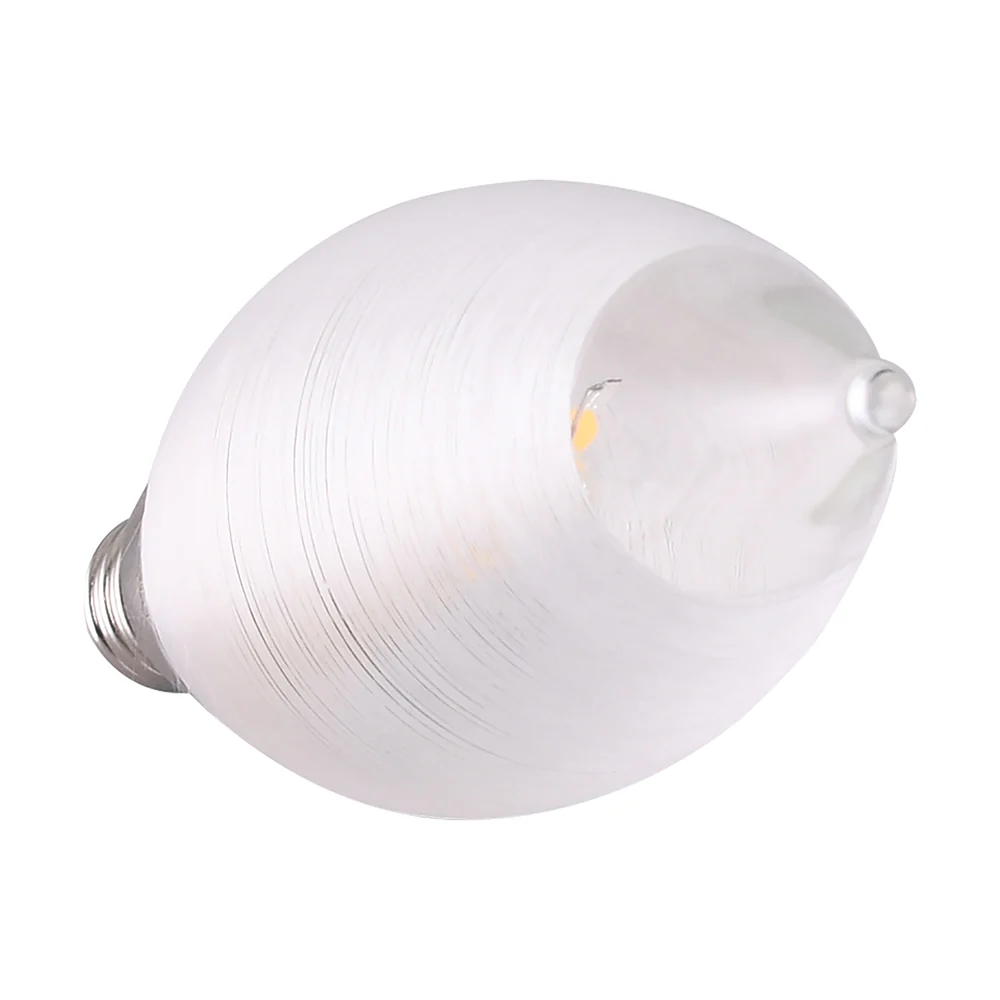 Satco S11302 4w CA11 LED Satin Spun Clear 2700k Candelabra Base 120V bulb - Image 2