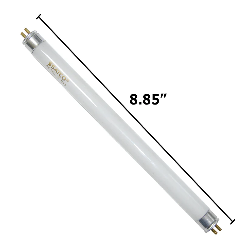 Satco S1902 6w T5 F6T5/CW Cool White 8.85 inch Preheat Fluorescent Tube Light - Image 2
