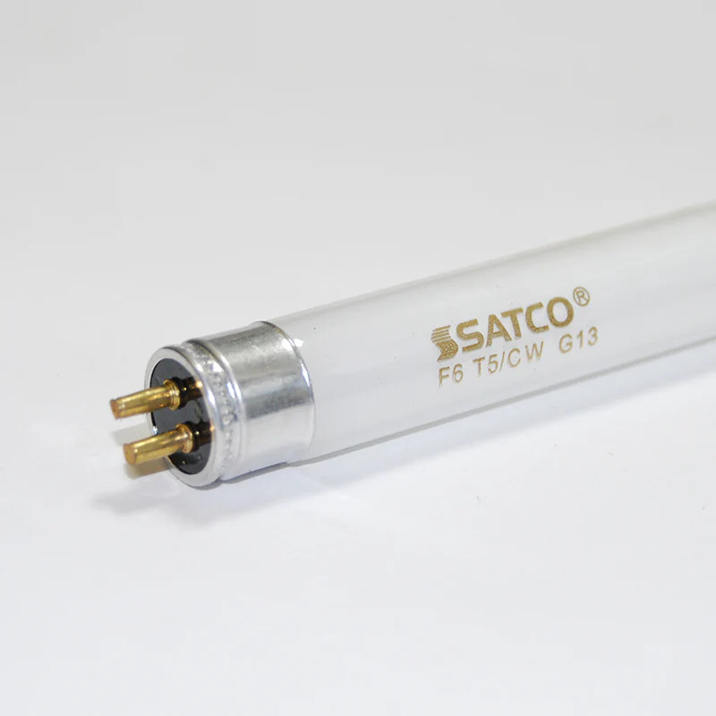 Satco S1902 6w T5 F6T5/CW Cool White 8.85 inch Preheat Fluorescent Tube Light - Image 3