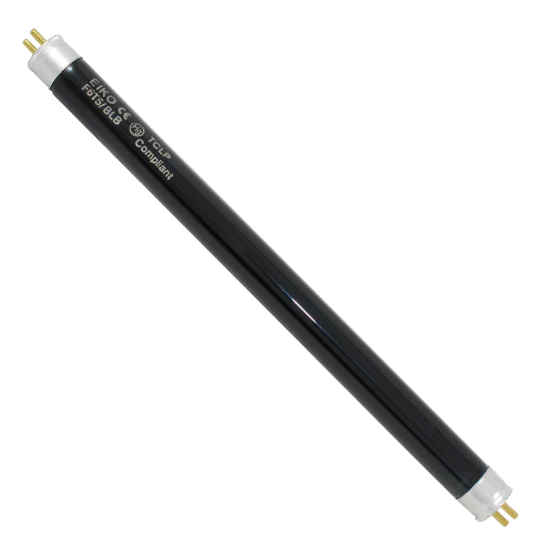Satco S2907 6w T5 F6T5/BLB Blacklight Blue 9 inch Preheat Fluorescent Tube Light