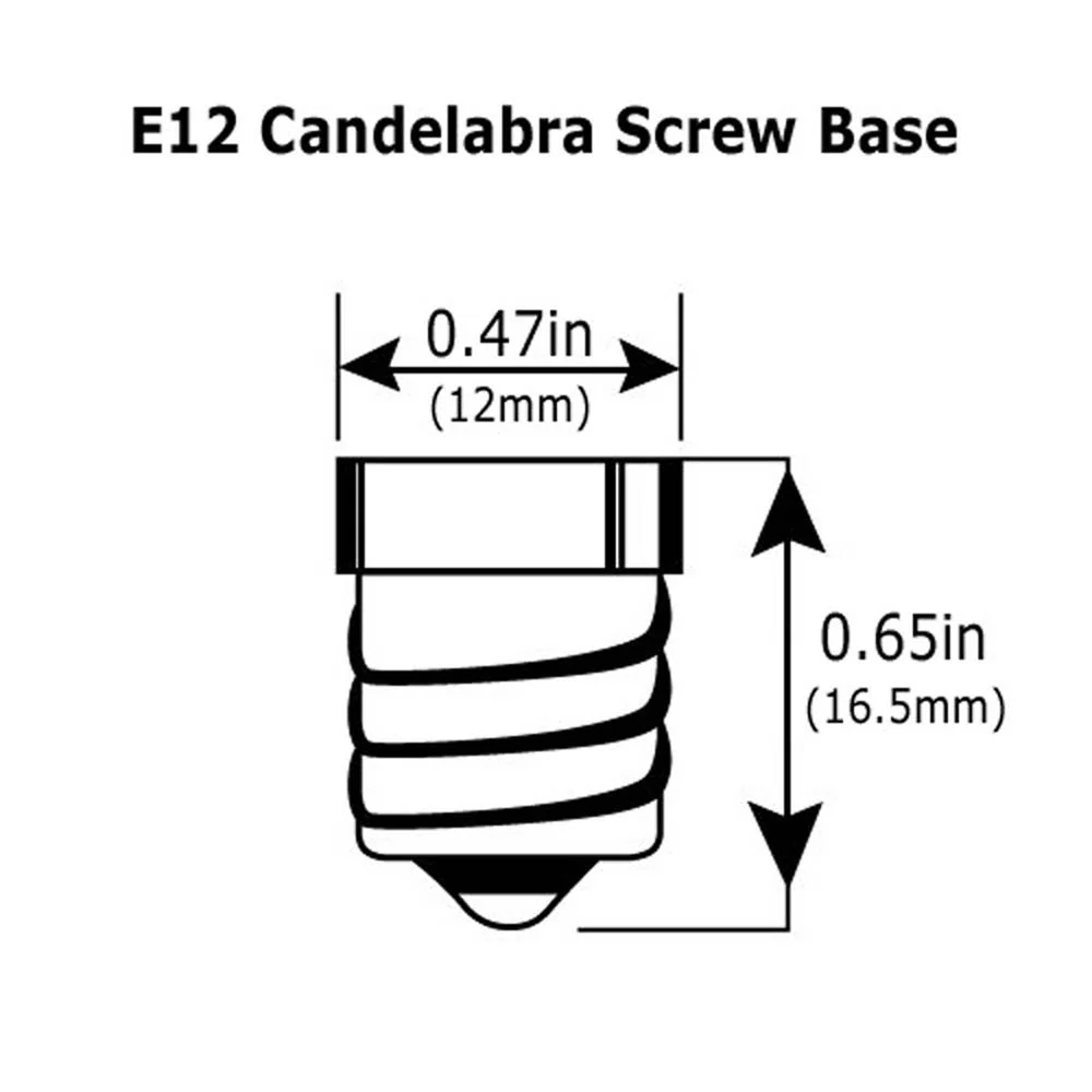 Satco 4.5w B10 Candle LED Filament E12 Candelabra Base 350lm 2700k Dimmable Bulb - Image 2