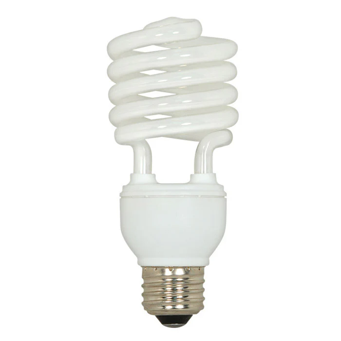 Satco S6274 3 Pack - 23W T2 Ultra Mini Spirals Screw-In 2700K fluorescent bulb - Image 2