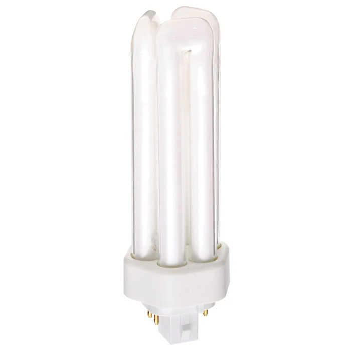 Satco S6751 32W Triple Tube 4-Pin GX24Q-3 Plug-In base 3500K fluorescent bulb