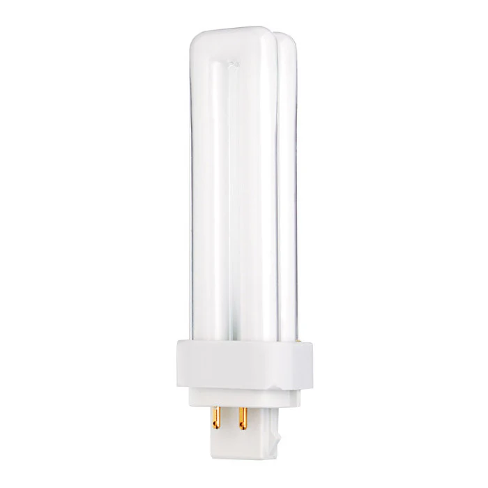 Satco S8331 13W Quad Tube 4-Pin G24Q-1 Plug-In base 3500K fluorescent bulb