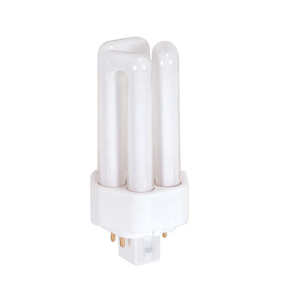Satco S8396 13W Triple Tube 4-Pin GX24Q-1 Plug-In base 3000K fluorescent bulb