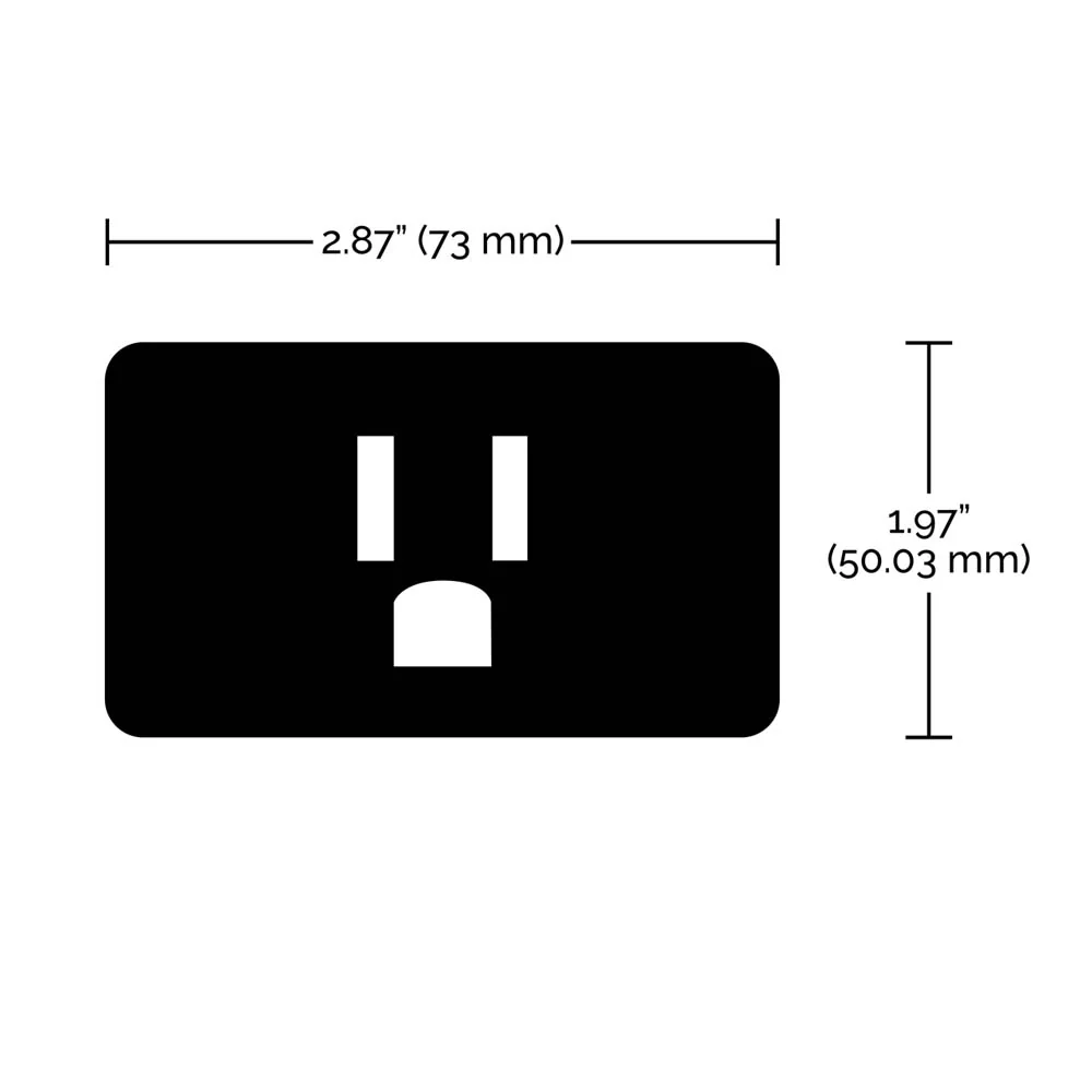Wi-Fi On-Off Plug-in Outlet - 15 Amp - Satco Starfish Smart Technology - Image 4