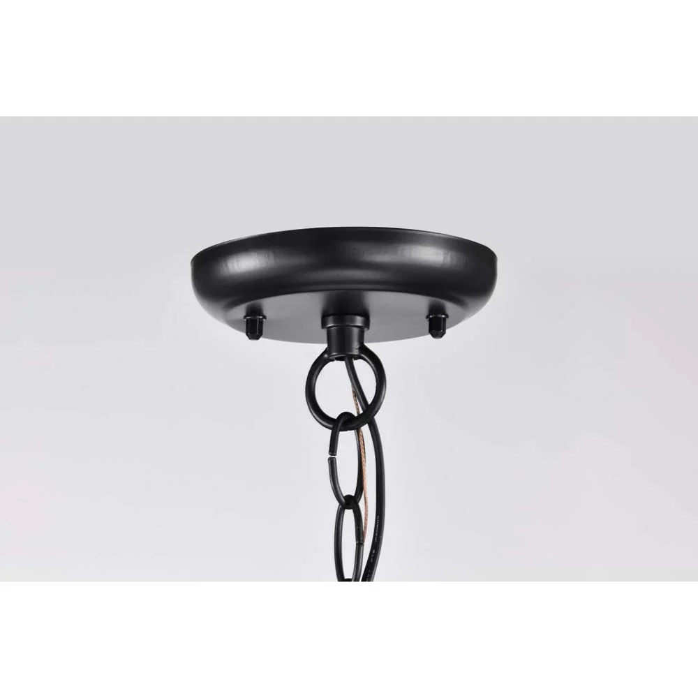 Stillwell Outdoor 14-in Hanging Light Matte Black Finish w/ Clear Water Glass - Image 4