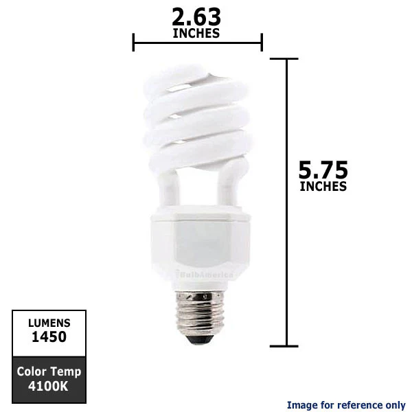 SUNLITE 05495 Compact Fluorescent SL25, 25W Mini Twist Bulb - Image 2
