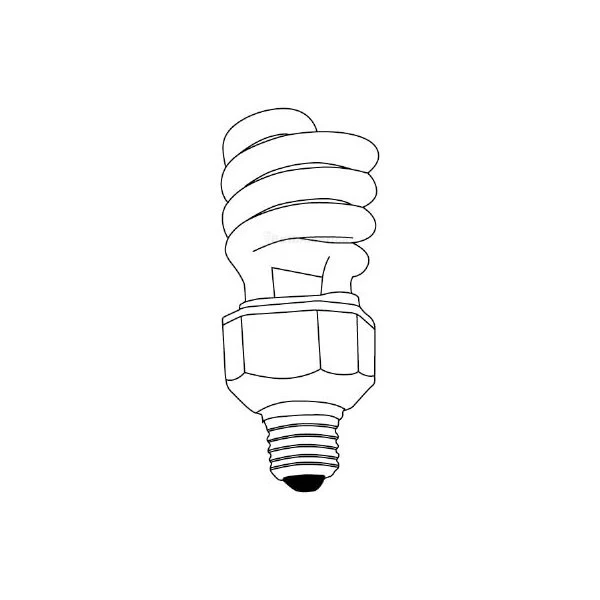 SUNLITE 24W Blue Super Twist Compact Fluorescent Colored Bulb - Image 2