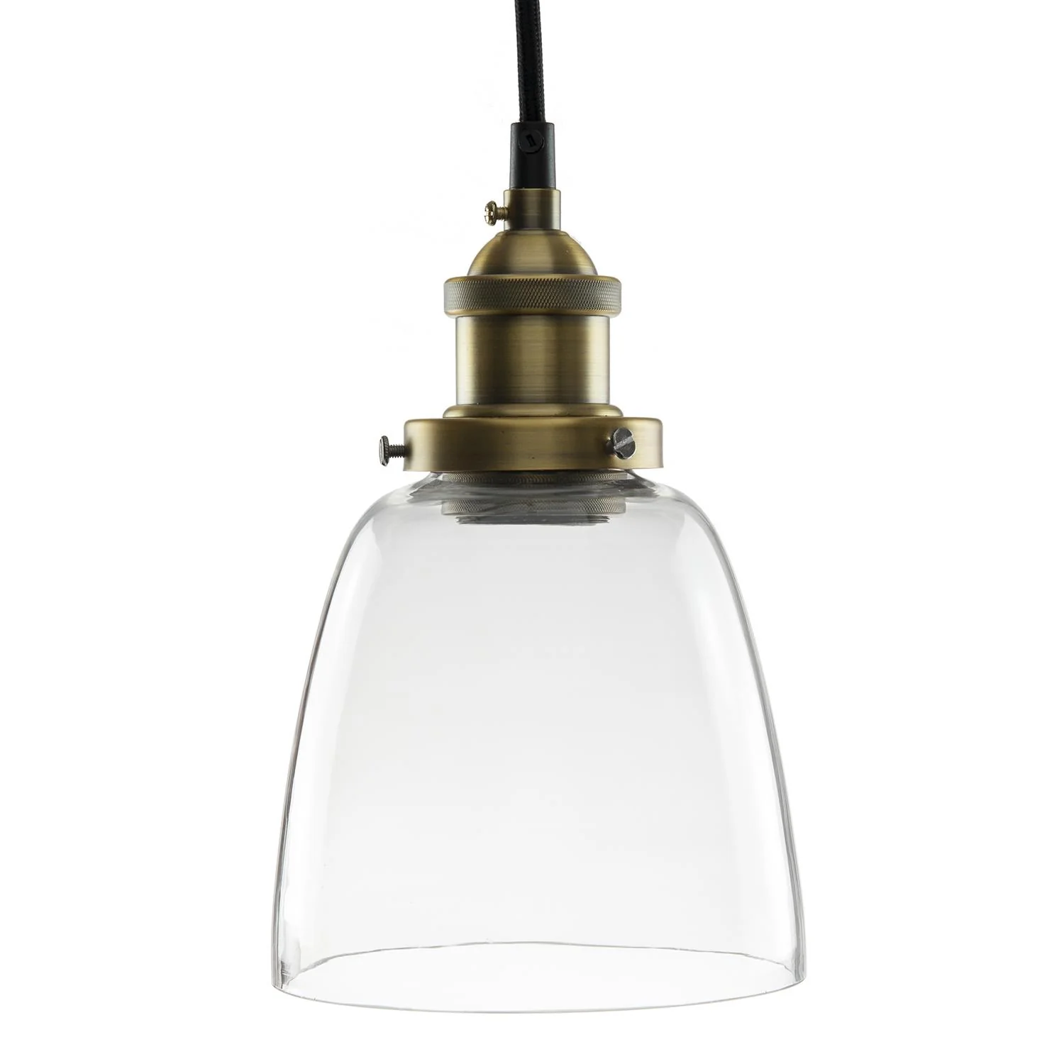SUNLITE 07002-SU E26 Antique Style Copper Bronze Pendant Light Fixture