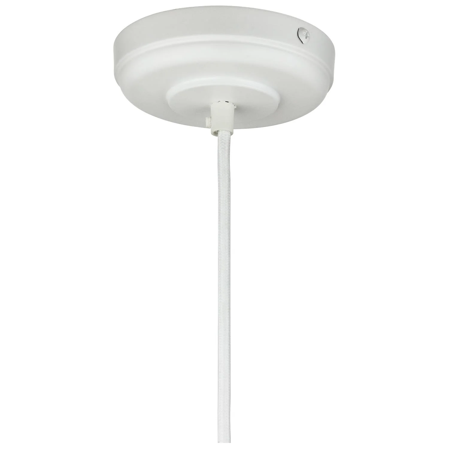 SUNLITE 07014-SU E26 Antique Style White Pendant Light Fixture - Image 3