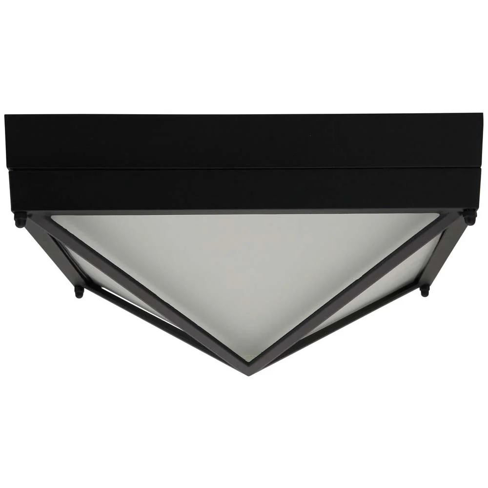 Sunlite 10-In 12w LED Pyramid Flush Mount Fixture CCT Selectable - 75w equiv - Image 2
