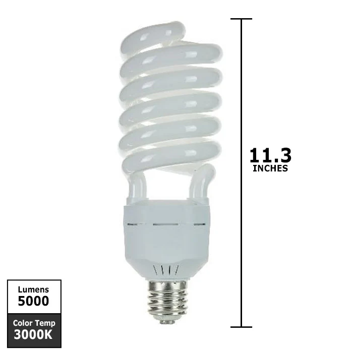 SUNLITE 105W 277v Warm White 3000k Mogul Base Spiral Twist CFL Bulb - Image 2
