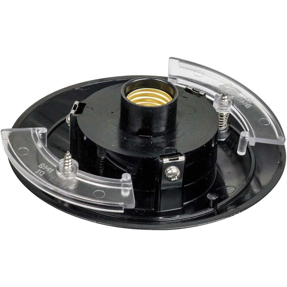 Sunlite 12-in Decorative Outdoor E26 Base Clear Globe Post Mount Fixture - Image 4