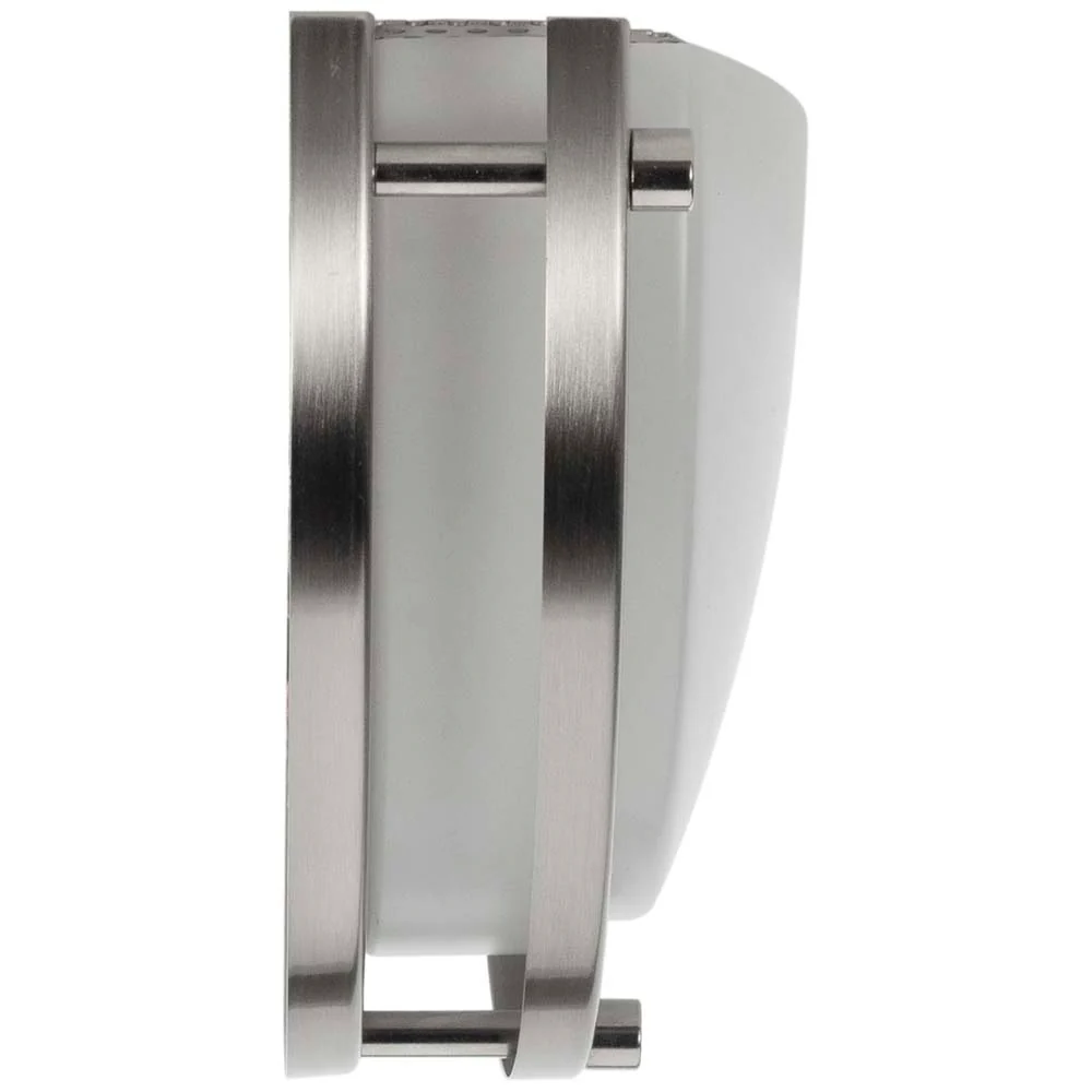 Sunlite 12w LED Half-Cylinder Wall Scone CCT Selectable Brushed Nickel Fixture - Image 4