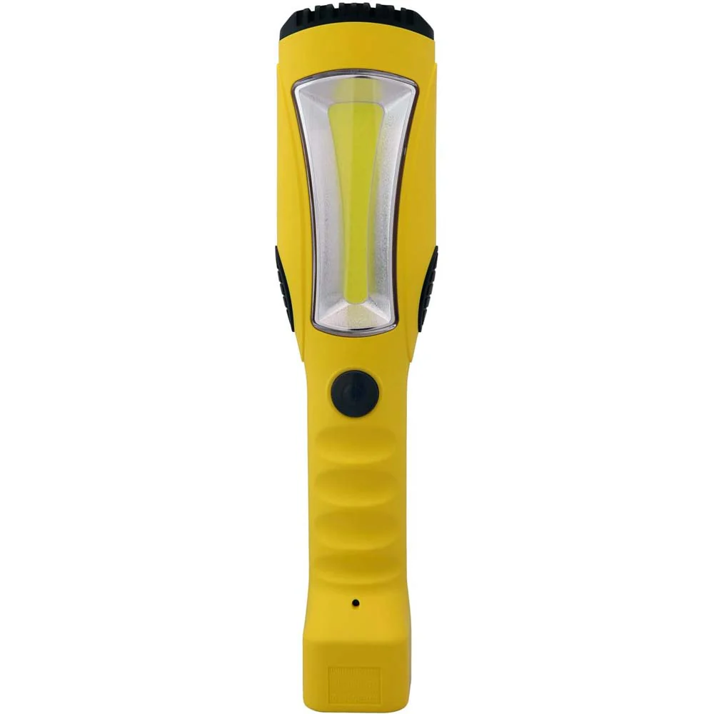 Sunlite 12w LED Yellow Portable Work Light Fixture 15F Power Cord 6200K Daylight