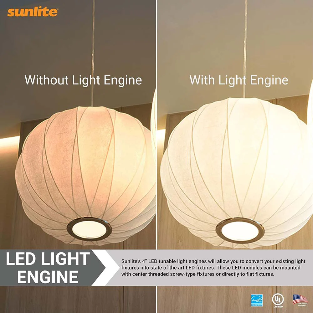 Sunlite 14-in 17w LED Light Engine CCT Lumens Selectable Dimmable - 80w equiv - Image 5