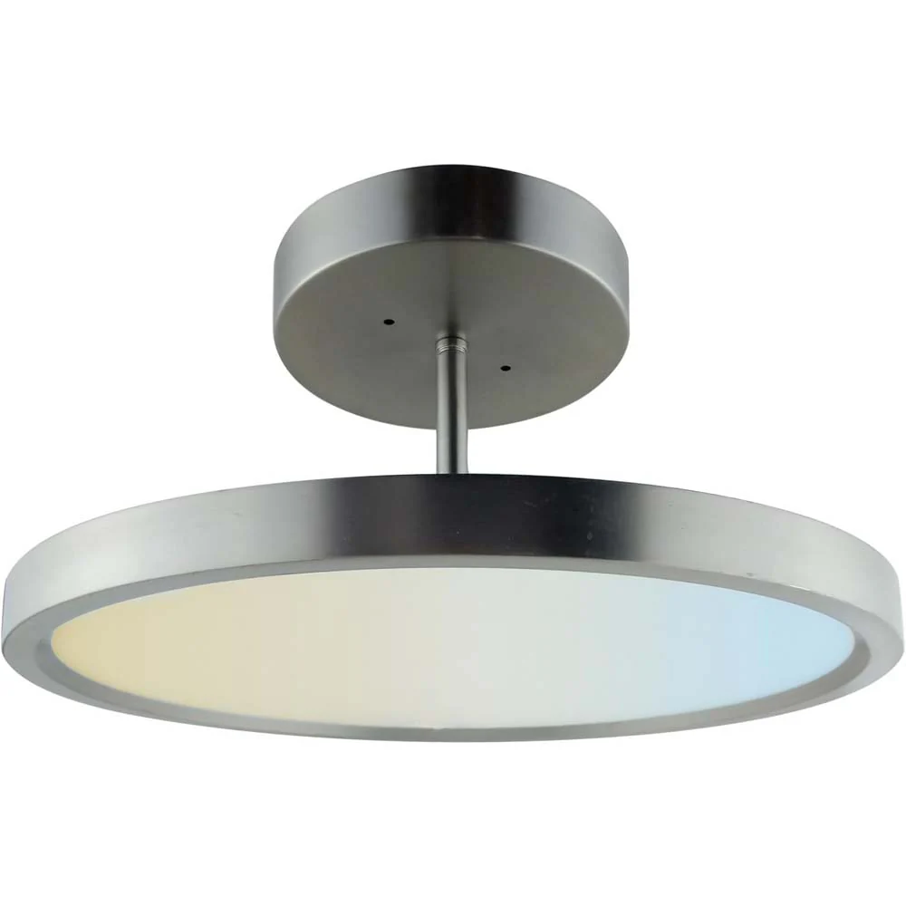 Sunlite 15-in 30w LED Modern Ceiling Mount Fixture CCT Selectable - 200w equiv