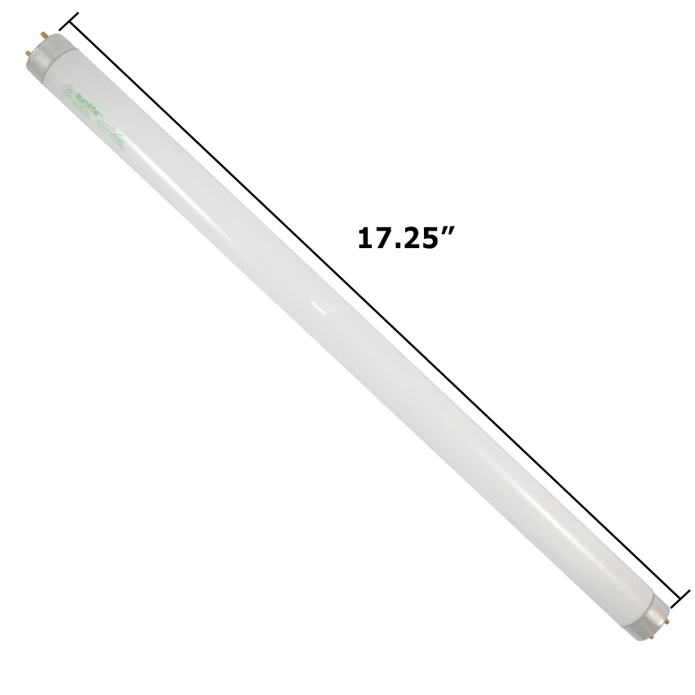 Sunlite F15T8 15W 18 inch Daylight 6500k Fluorescent Tube Bulb - Image 2